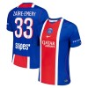 Maillot Paris Saint Germain Zaire Emery 33 Domicile 2026-27