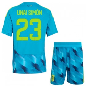 Maillot Espagne Unai Simon 23 Gardien Enfant Coupe du Monde 2026