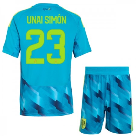 Maillot Espagne Unai Simon 23 Gardien Enfant Coupe du Monde 2026