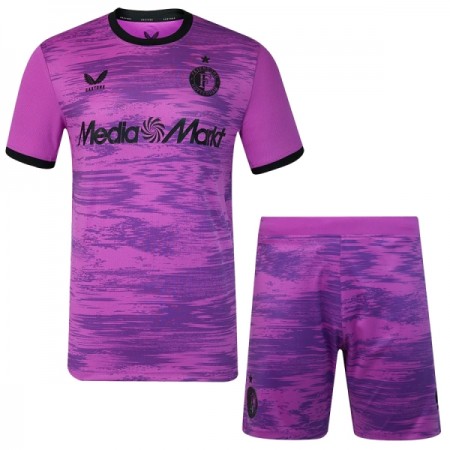 Maillot Feyenoord Rotterdam Gardien Enfant Violet 2026-27