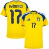 Maillot Suède Gyokeres 17 Domicile Coupe du Monde 2026