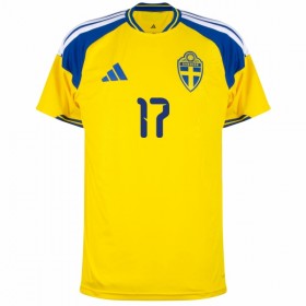 Maillot Suède Gyokeres 17 Domicile Coupe du Monde 2026