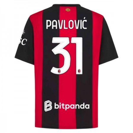 Maillot AC Milan Pavlovic 31 Domicile 2026-27