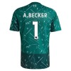 Maillot Liverpool A. Becker 1 Gardien Enfant Domicile Verte 2026-27