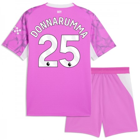 Maillot Manchester City Donnarumma 25 Gardien Enfant Exterieur Rose 2026-27