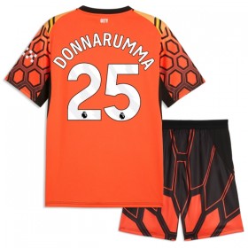 Maillot Manchester City Donnarumma 25 Gardien Enfant Troisieme Orange 2026-27