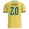 Maillot Brésil Estevao 20 Domicile Coupe du Monde 2026