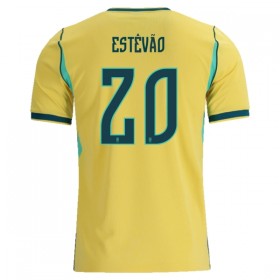Maillot Brésil Estevao 20 Domicile Coupe du Monde 2026