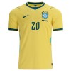 Maillot Brésil Estevao 20 Domicile Coupe du Monde 2026