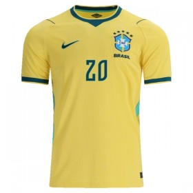 Maillot Brésil Estevao 20 Domicile Coupe du Monde 2026