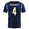 Maillot Brésil Marquinhos 4 Exterieur Coupe du Monde 2026