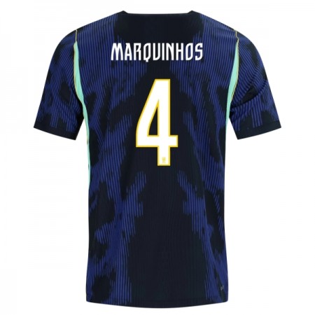 Maillot Brésil Marquinhos 4 Exterieur Coupe du Monde 2026