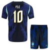 Maillot Brésil Pele 10 Enfant Exterieur Coupe du Monde 2026