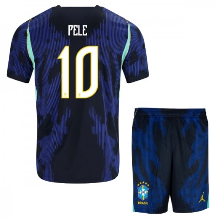 Maillot Brésil Pele 10 Enfant Exterieur Coupe du Monde 2026