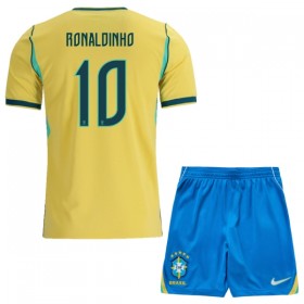 Maillot Brésil Ronaldinho 10 Enfant Domicile Coupe du Monde 2026