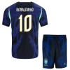 Maillot Brésil Ronaldinho 10 Enfant Exterieur Coupe du Monde 2026 Maillot Brésil Ronaldinho 10 Enfant Exterieur Coupe du Monde 2026