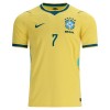 Maillot Brésil Vini JR. 7 Enfant Domicile Coupe du Monde 2026