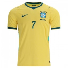 Maillot Brésil Vini JR. 7 Enfant Domicile Coupe du Monde 2026