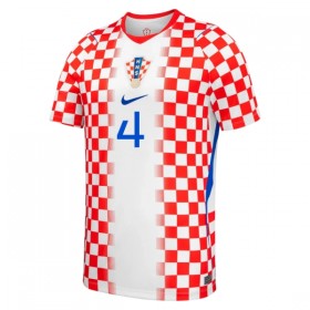 Maillot Croatie Gvardiol 4 Enfant Domicile Coupe du Monde 2026