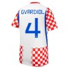 Maillot Croatie Gvardiol 4 Enfant Domicile Coupe du Monde 2026