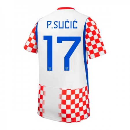 Maillot Croatie P. Sucic 17 Domicile Coupe du Monde 2026