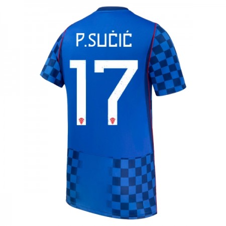 Maillot Croatie P. Sucic 17 Exterieur Coupe du Monde 2026