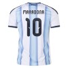 Maillot Argentine Maradona 10 Domicile Coupe du Monde 2026